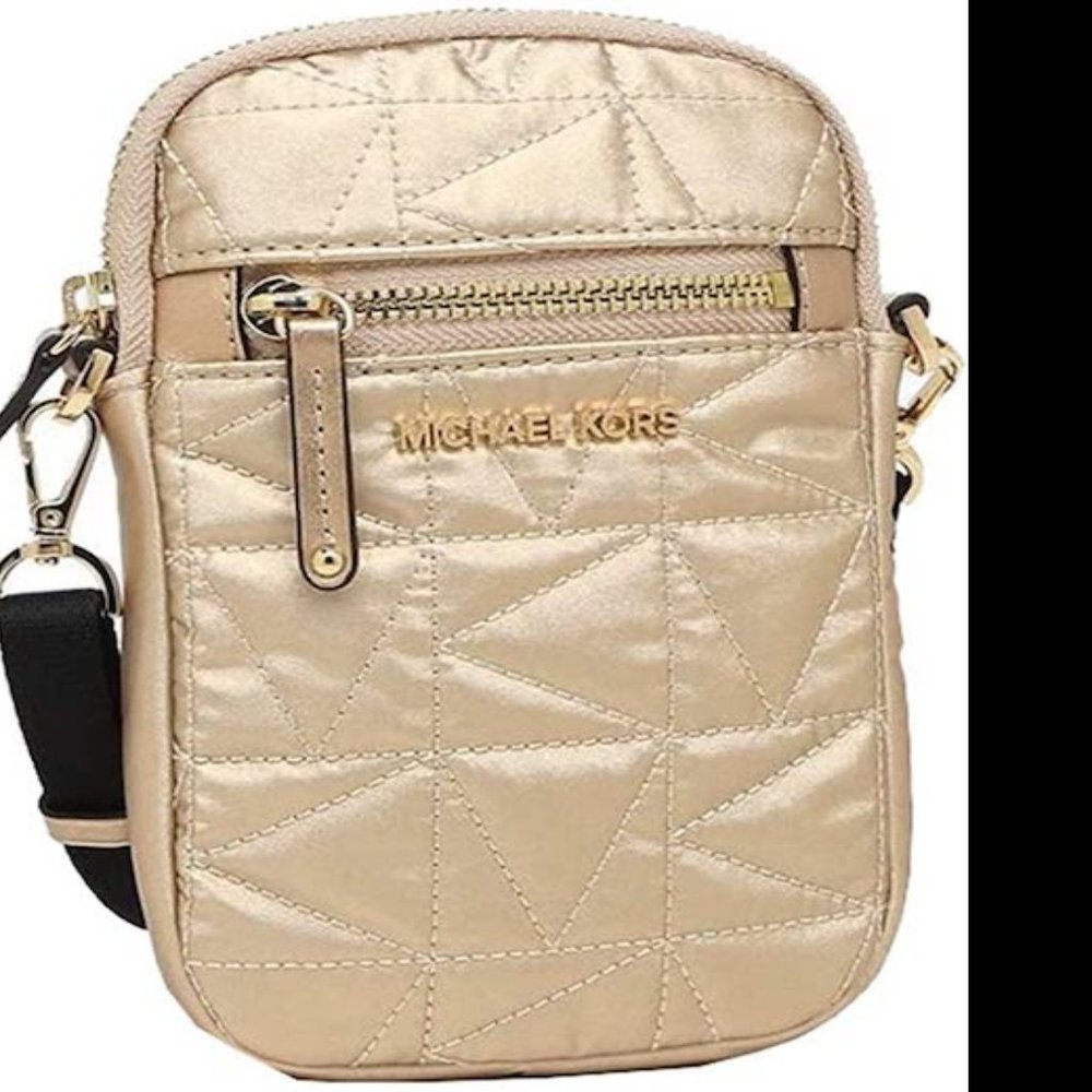 Michael Kors Women's Winnie Nylon Medium Phone Crossbody Bag